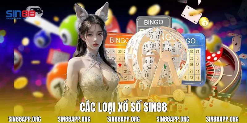 Các loại xổ số Sin88