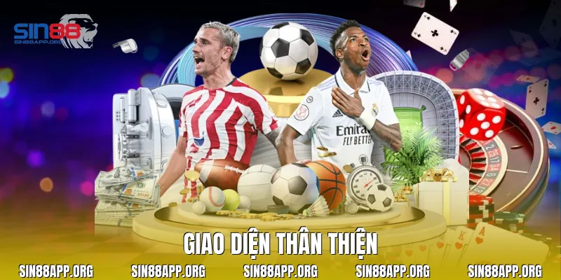 Giao diện thân thiện