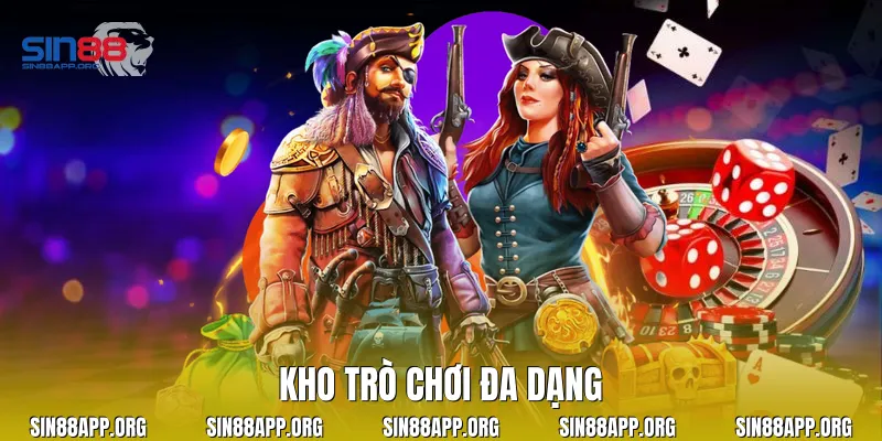 Kho trò chơi đa dạng