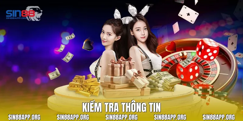 Kiểm tra thông tin